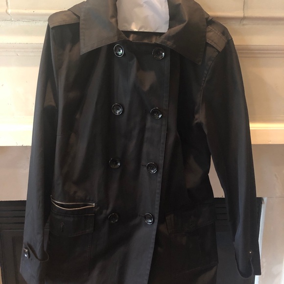 Michael Kors Jackets & Blazers - Light weight Black Rain Trench coat